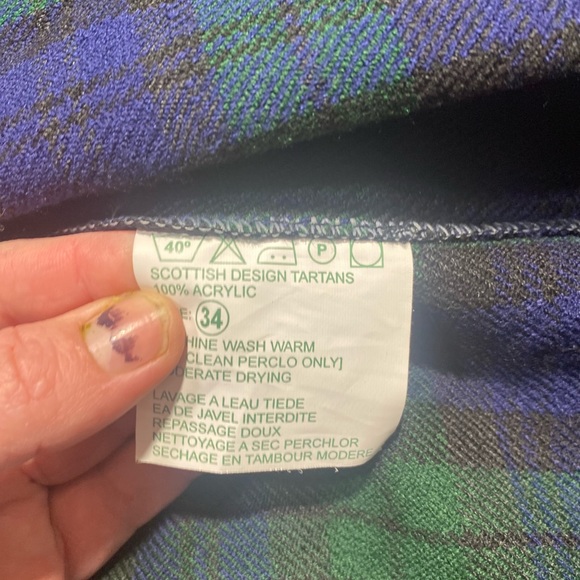 🦋🦄Scottish Designe Tartans Micro Mini Plaid SchoolGirl Skirt kilt - Picture 8 of 11